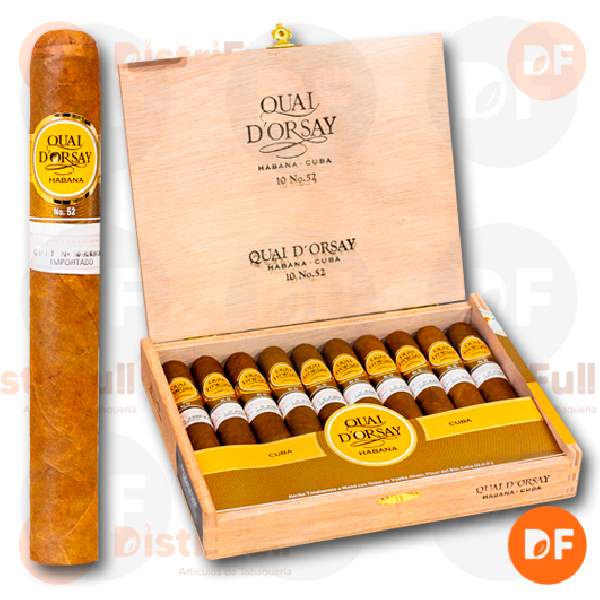 CIGARROS CUBANOS QUAI D'ORSAY Nº 52 x 10