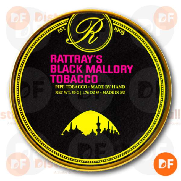 TABACO DE PIPA RATTRAY´S BLACK MALLORY LATA X 50 GR. (ENV.OR