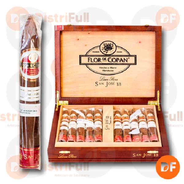 CIGARROS FLOR DE COPAN SAN JOSE PIRAMIDES x 10