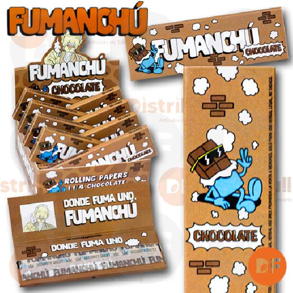 PAPEL FUMANCHU 1¼  CHOCOLATE x 50 (218)