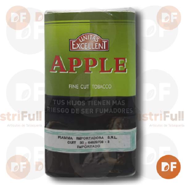 TABACO DE ARMAR UNITAS EXCELLENT APPLE x 30 gr.