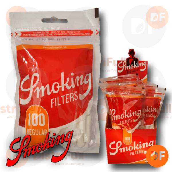 FILTROS SMOKING REGULAR CLASSIC bolsa  x 100  8mm