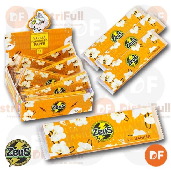 PAPEL ZEUS 1¼ VAINILLA x 50 (124046)