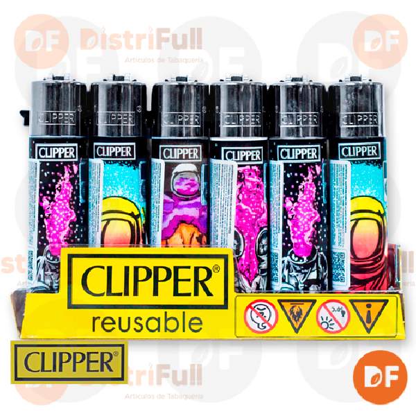 ENCENDEDOR CLIPPER MAXI PSYCHEDELIC 4 x 24
