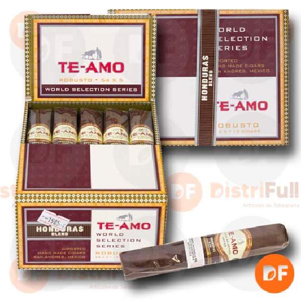 CIGARROS TE AMO ROBUSTO HONDURAS BLEND x 15