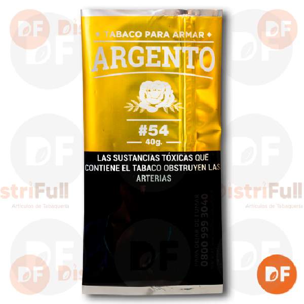 TABACO DE ARMAR ARGENTO CORTE FINO #54 x 40 gr.