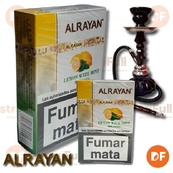 TABACO DE NARGHIL ALRAYAN LEMON WITH MINT x 50 gr.