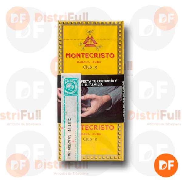 CIGARROS CUBANOS MONTECRISTO CLUB x 10