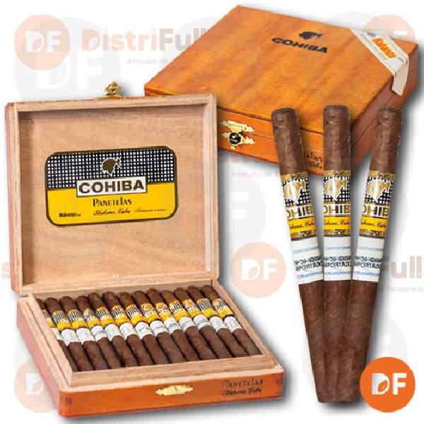 CIGARROS CUBANOS COHIBA PANETELAS x 25