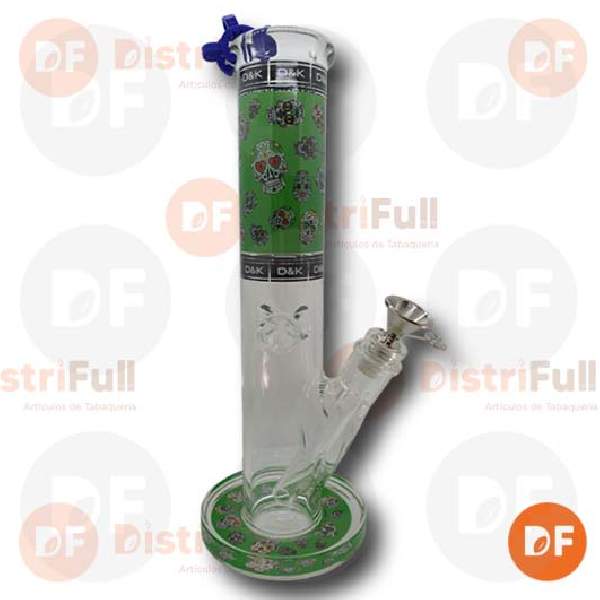 BONG PYREX GRANDE CON MOTIVOS DK6491-5