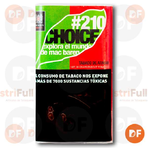 TABACO DE ARMAR MAC BAREN #210 DOUBLE APPLE CHOICE x 30 gr.