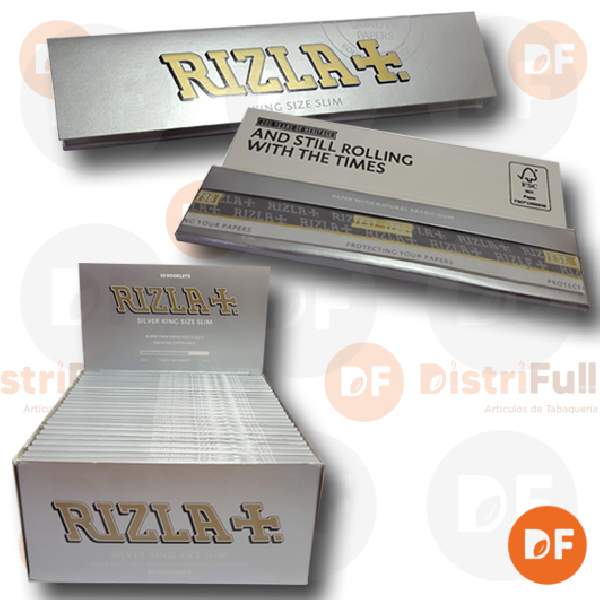 PAPEL RIZLA K.S. SILVER x 32