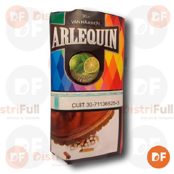 TABACO DE ARMAR ARLEQUIN FRESH LEMON x 30 gr.