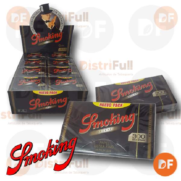 PAPEL SMOKING 1¼ BLOCK DELUXE x 300