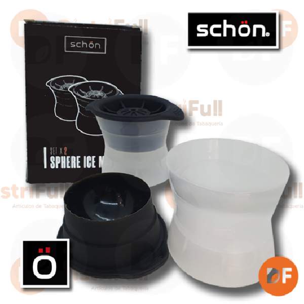 SCHON MOLDE ESFERA DE HIELO SET x 2 BHD-IP0025