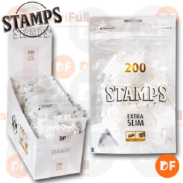 FILTROS STAMPS EXTRA SLIM x 200 (ST46)