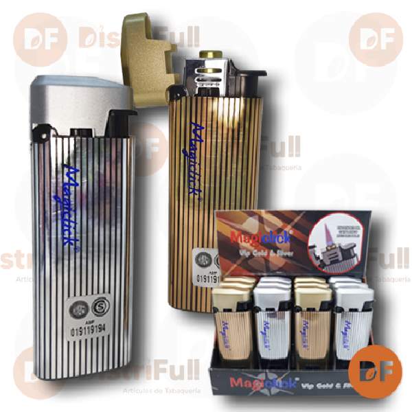 ENCENDEDOR MAGICLICK VIP GOLD & SILVER PREMIUM x 12