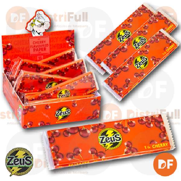 PAPEL ZEUS 1¼ CHERRY x 50 (124046)