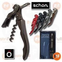 SCHON SACACORCHO DOBLE IMPULSO GUN METAL K0414J