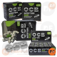 FILTROS OCB SLIM CARBON ACTIV´TIPS CAJA x 50 FILTROS