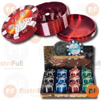 PICADOR METAL FICHA DE POKER GRANDE 3 PARTES  DK50070