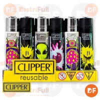 ENCENDEDOR CLIPPER MAXI PARANORMAL FEEL + SW BW + LB