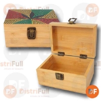 CAJA MADERA BAMBOO MEDIANA V MOTIVOS ZH09