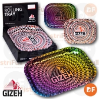 BANDEJA GIZEH METÁLICA MINI TRIPPY 2 MOTIVOS 