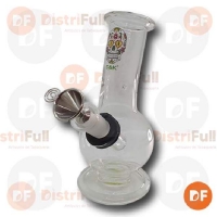 BONG PYREX MEDIANO TRANSPARENTE 17CM DK6466