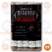 CIGARROS FRANCISCO DE MIRANDA L.Negra MEDIA CORONA x 10