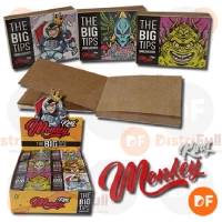 FILTROS MONKEY KING TIPS DE CARTÓN BIG UNBLEACHED x 32