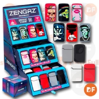 EXHIBIDOR ENCENDEDORES ZENGAZ ZL12 VARIOS MOTIVOS JET x 48