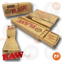 PAPEL RAW CONNOISEUR 1¼ + TIPS PREROLLED x 50