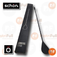 SCHON CUCHARON MIXER PARA COCTELERÍA NEGRO MATTE