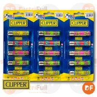 ENCENDEDOR CLIPPER MAXI LEAVES SHOCK + LB x 5