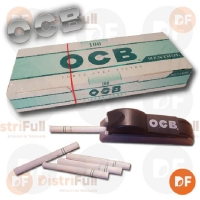 CIGARRILLOS  VACIOS OCB TUBOS MENTHOL caja x 100