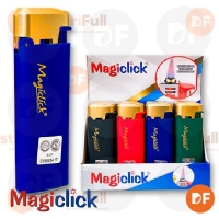 ENCENDEDOR MAGICLICK VIP GOMA SOLIDO GOLD x 12