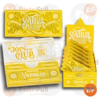 PAPEL SATIVA CLUB 1¼ VANILLA CELULOSA x 40