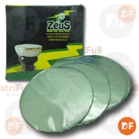 PAPEL ZEUS ALUMINIO PARA NARGHILA SIN PERFORAR