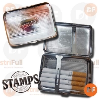 CIGARRERA STAMPS METAL PARA 16 CIGARRILLOS