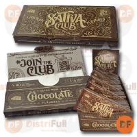 PAPEL SATIVA CLUB 1¼ CHOCOLATE CELULOSA x 40