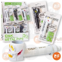 PIPA METAL CALAVERA BLACK & WHITE 