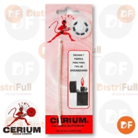 CERIUM PIEDRA + MECHA P/ENCENDEDOR blister x 1 