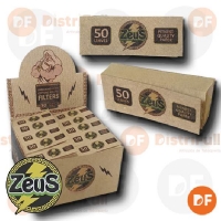 FILTROS ZEUS TIPS DE CARTON MINI UNBLEACHED x 50