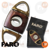 CORTACIGARROS FARO BULGE PURPLE/GOLD 02036