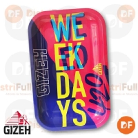 BANDEJA GIZEH METÁLICA SMALL WEEK DAYS 420