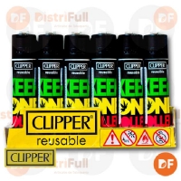 ENCENDEDOR CLIPPER MAXI WEED PHRASES x 24