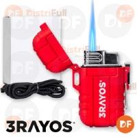 ENCENDEDOR 3RAYOS CATALYTIC WATERPROOF JET WAIKO ROJO (F11)