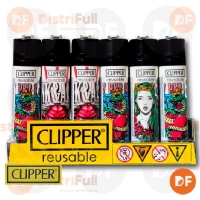 ENCENDEDOR CLIPPER HARD TATTOO