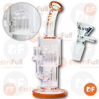 CALVO BONG VIDRIO SHOWER TREE PERC ORANGE (6716)